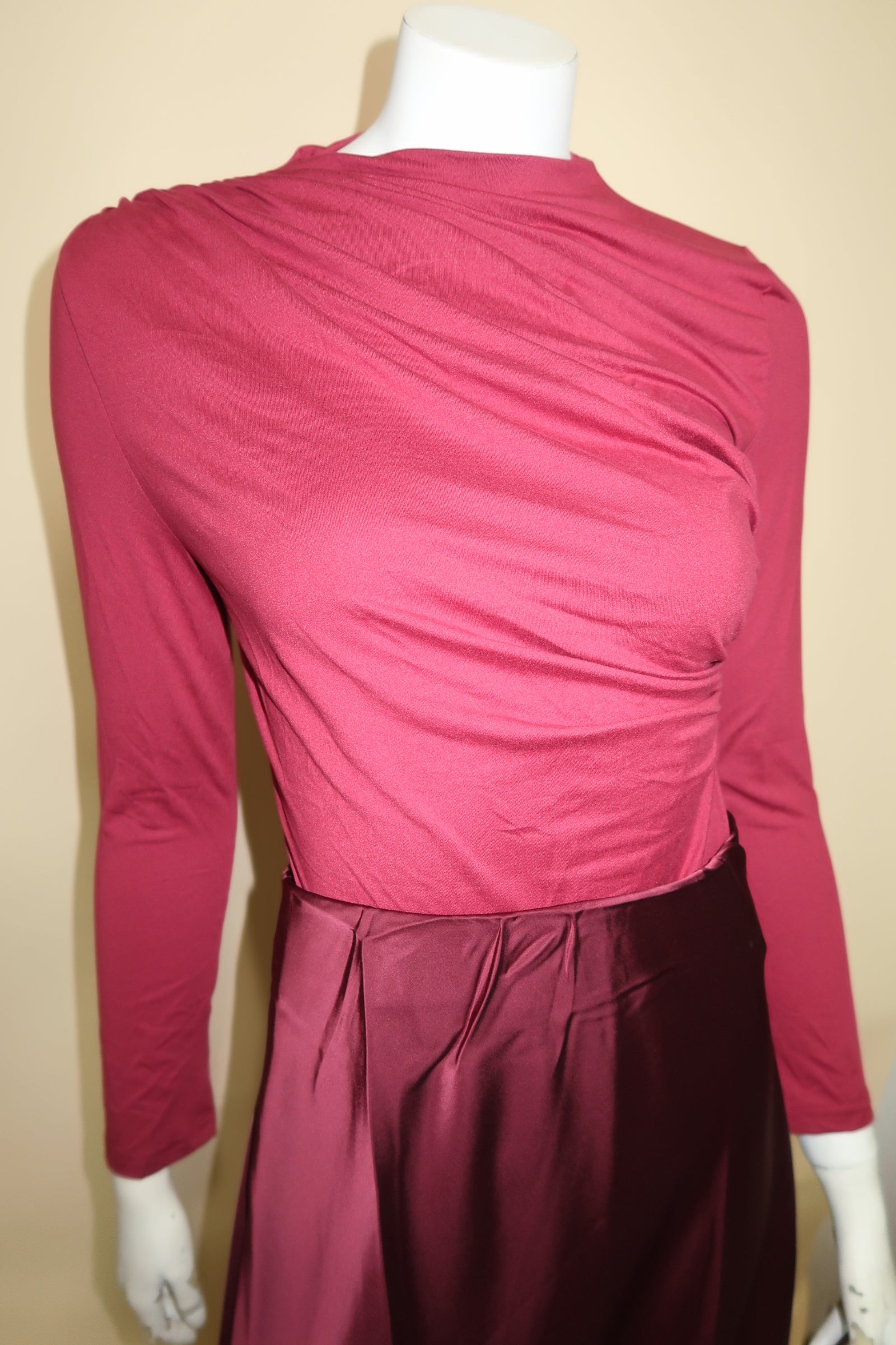 Burgundy Bloom Top