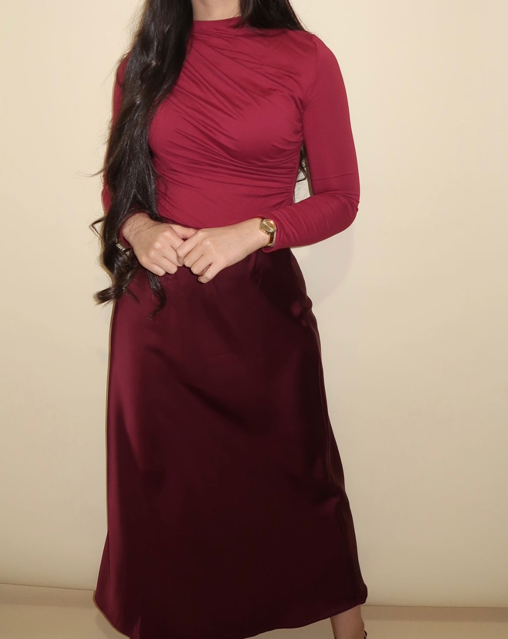 Rosalia Satin Skirt