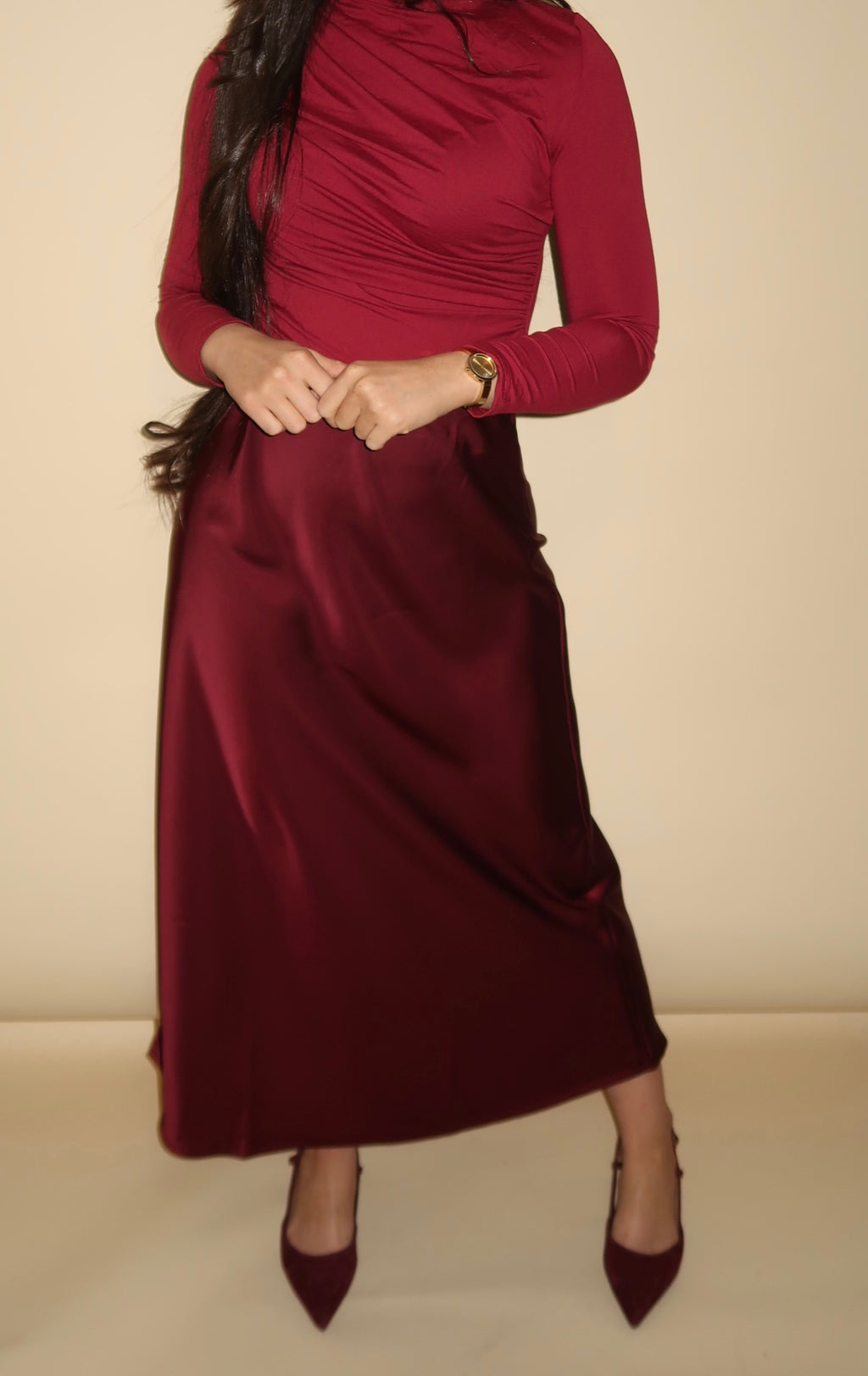 Rosalia Satin Skirt